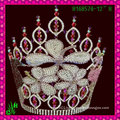 Wholesale New Designs Rhinestone Crown,Tiara New Product tall pageant crown